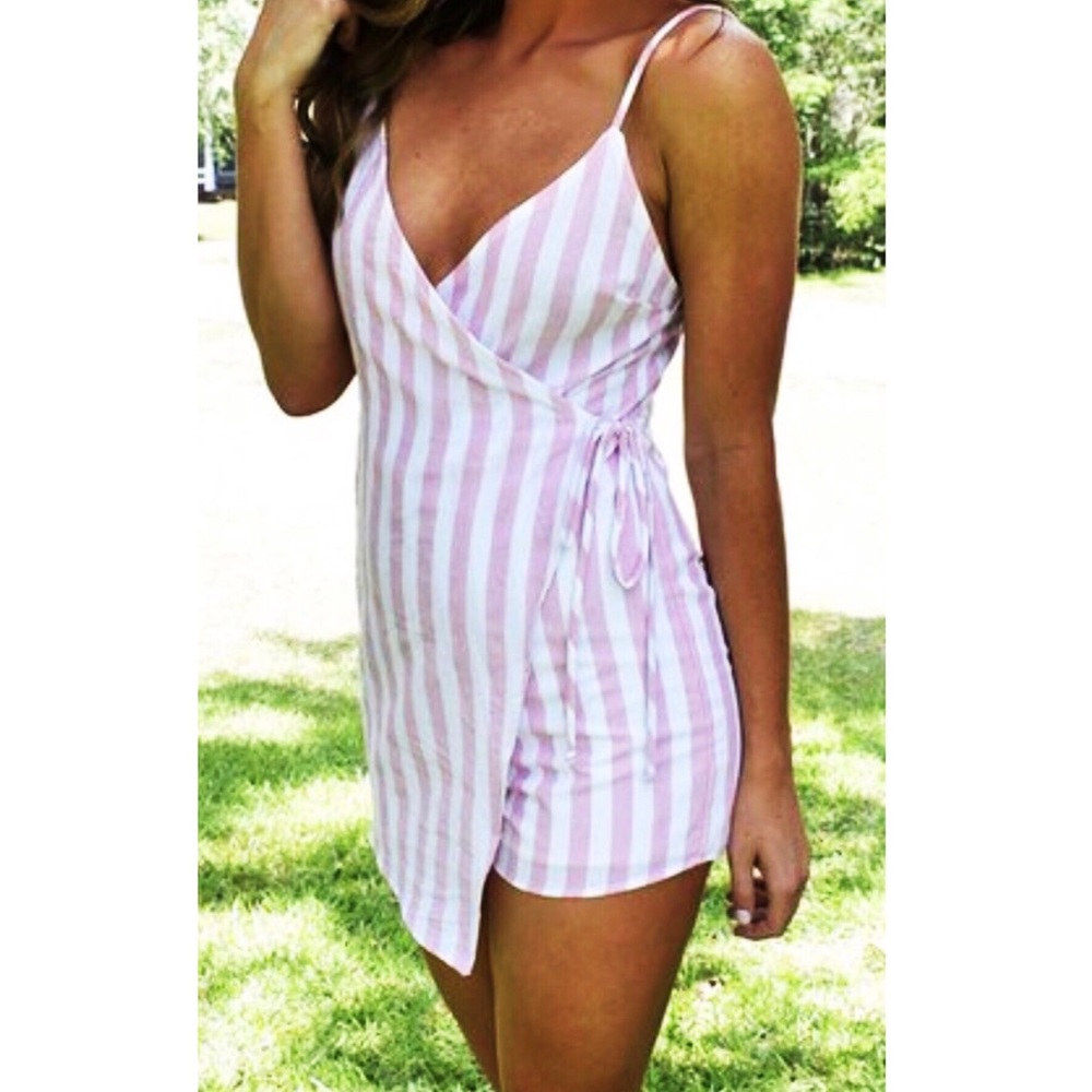 NWT Boutique wrap romper